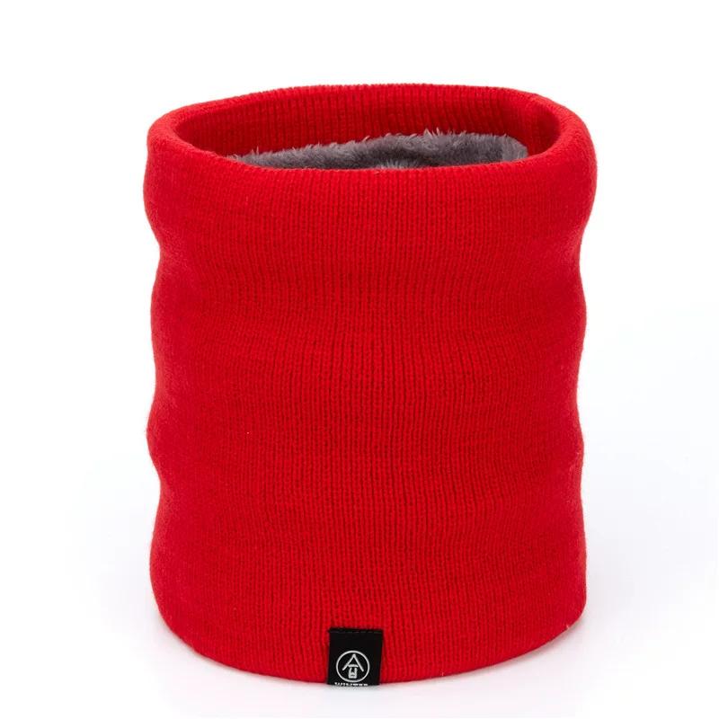 Scarf Men's Autumn and Winter Pullover Women's Heattech Windproof Fleece Thickened Cervical Neck Scarf Mask Scarf Bandana