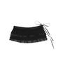 LUVISTRUE Pa Frill Warp Skirt(Black)