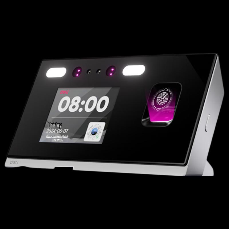

Deli Biometric Face & Fingerprint Attendance Machine CN plug (adapter included)