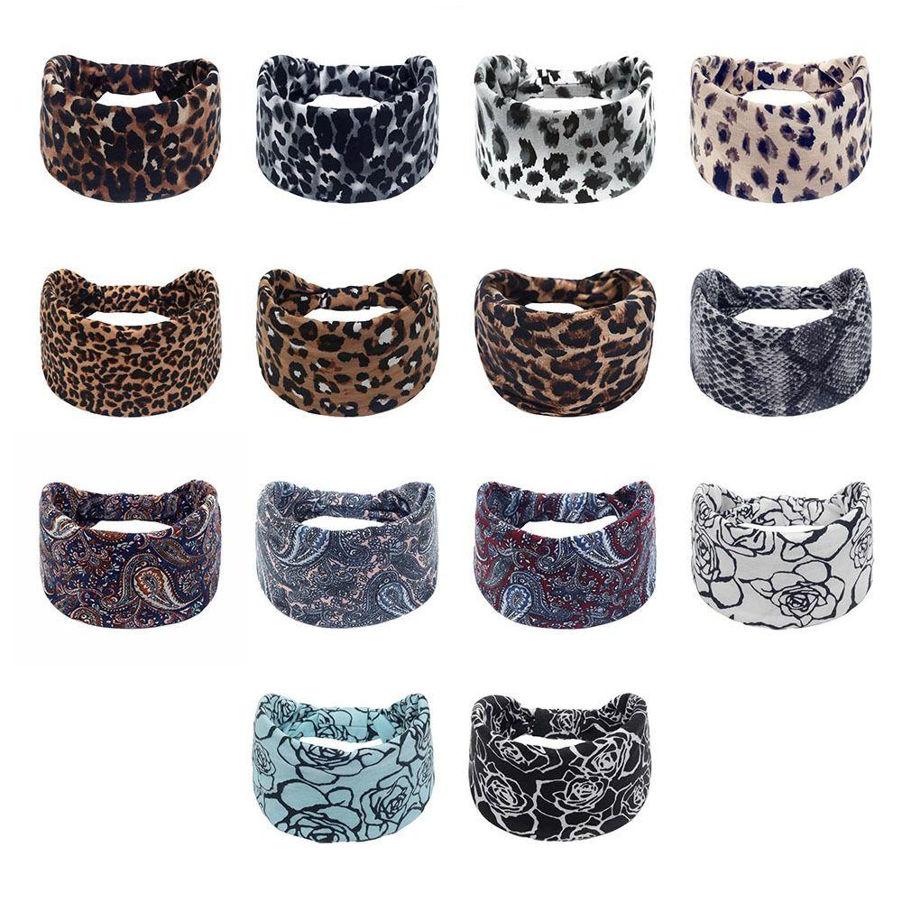 

Эластичные повязки на голову в стиле бохо, эластичные повязки на голову в виде тюрбана с завязками, модные повязки на голову для женщин