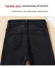 Women's Slim-Fit High-Waisted Grey Denim Jeans with Stretch, Spring/Autumn 2026 Collection, Body-Shaping Pencil Pants