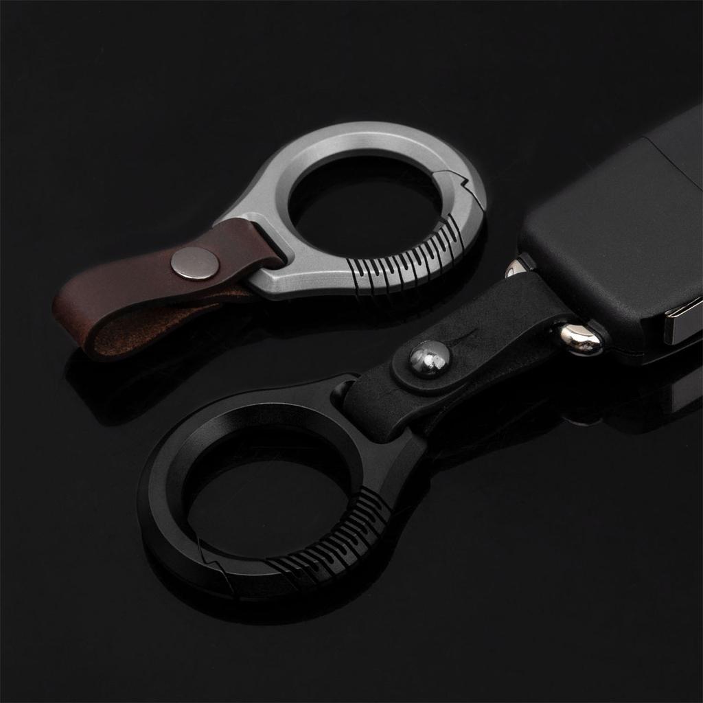 Quick Releases Spring Key Rings Titaniums Carabiner Clip Keyring Waist Hanging Keychain Buckles for Camping Hikings