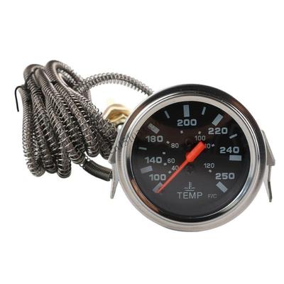 090E Motorrad Wassertemperaturanzeige mit Adapter 100-250℉ Racing Wasser für Tankstand Wassertemperaturmesser 5