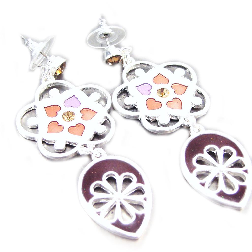 NOA [G5774] - Brown 'Emilie' Designer Earrings