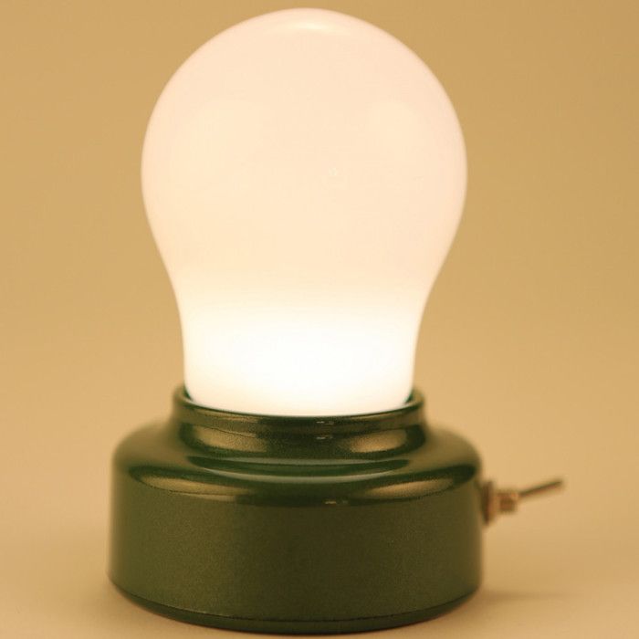 Lampe ampoule - Kikkerland - Vert -