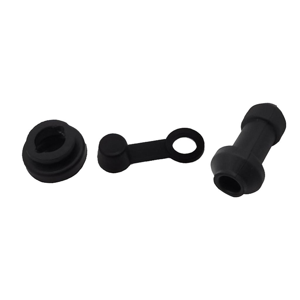 3Pcs Motorcycles Scooter Brake Upper Lower Pump Caliper Shock Absorbers Sleeve Rubber Waterproof Cap