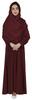 Bimba Women's  Abaya  Islamic Prayer Dress With  Hijab Scarf  Cuff On Sleeve  Muslim
