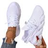 Chaussures de Course, Chaussures de Sport Décontractées à Semelle Souple pour Femmes, Chaussures Simples Respirantes, Chaussures en Maille Tissée Volante, Chaussures de Sport