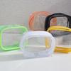 1PC Mini Clear Data Cable Storage Box Outdoor Travel Headset Multifunctional Storage Bag Data Cable Round Storage Cute  PVC Bag