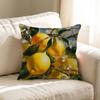 Flower Leaves Lemon Personalized Pillow Dust Cover Bedroom Kids Party Decoration Pillowcase Birthday Children Gift