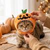 Halloween Pet Pumpkin Hat One Size Costume Accessory for Cats and Dogs