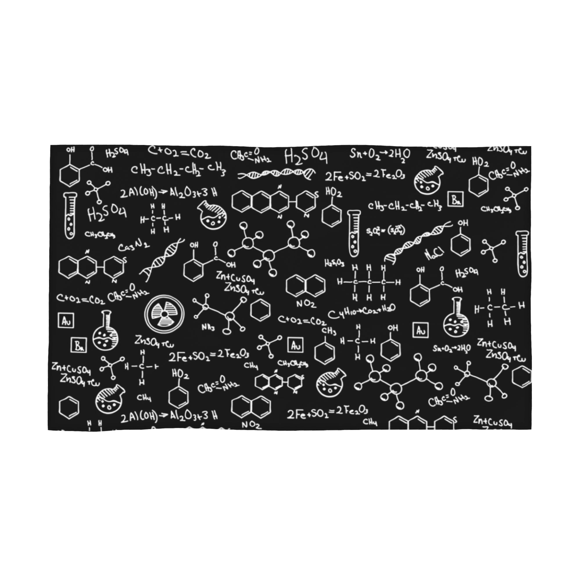 

Science Chemistry Pattern Soft Face Towel Quick Dry Pool Bath Cotton Towels Absorbent W40*H60(CM)
