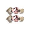 Pink Sweet Water Diamond Hair Clip Women's High End Temperament Duck Billed Clip Hair Accessories