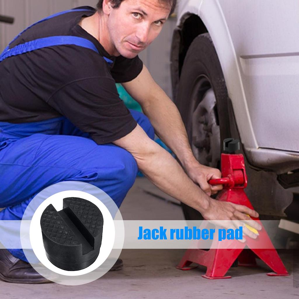 Car Lifting Jack Pad For Motorcycle Anti-Slip Wear-Resistant Protecting Rubber Car Jack Pad Automotive Mechanical Workshop Tools