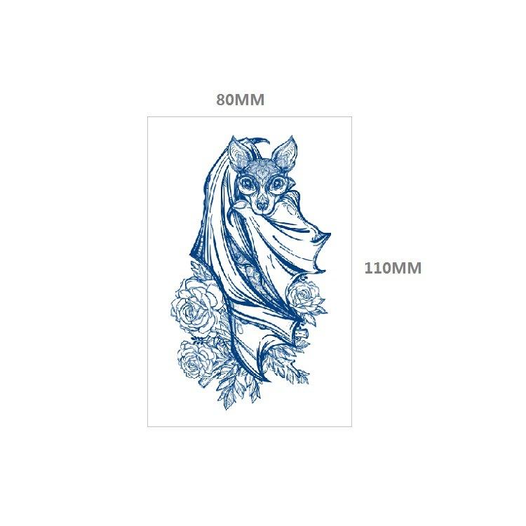 Emmy Lines Princess Small Pattern Herbal Gradual Change Semi-Permanent Waterproof Tattoo Sticker Simulation Tattoo Sticker