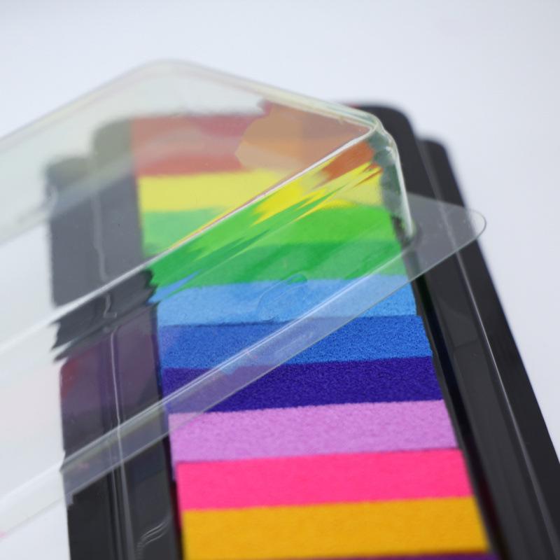 12-Color Fingerprint Doodle Ink Pad for DIY Handcrafts and Stamps