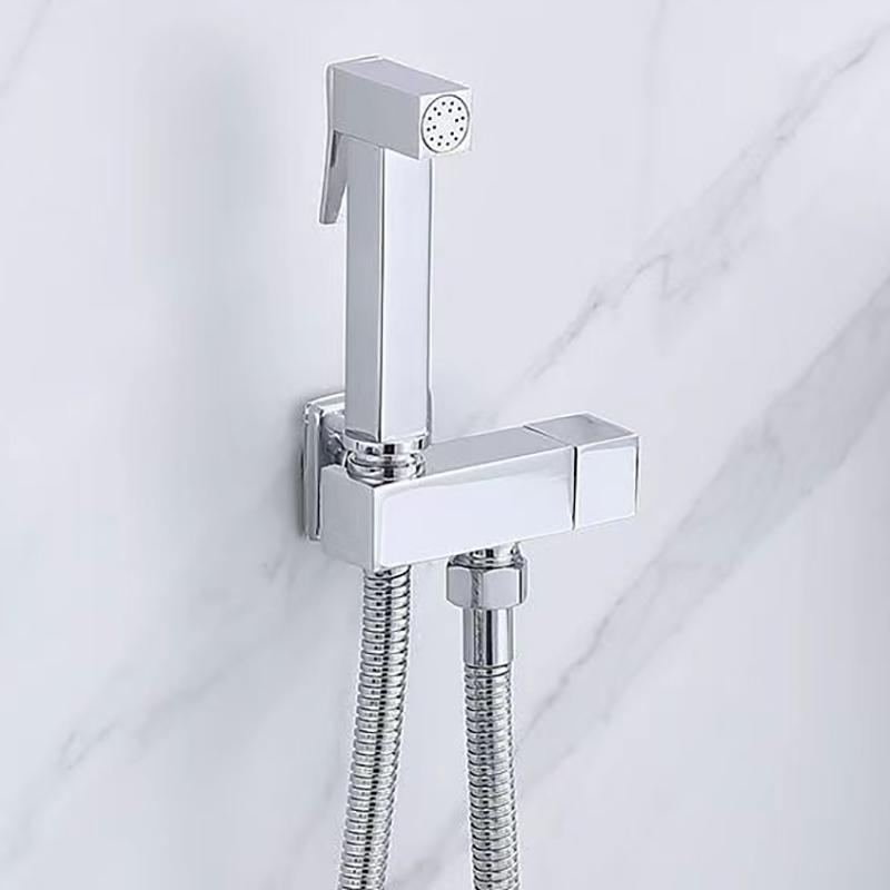 Mosazná bidetová baterie Zlatá ruční toaletní bidetová sprška Hygienická sprcha Toaletní baterie Jedna studená voda Samočisticí