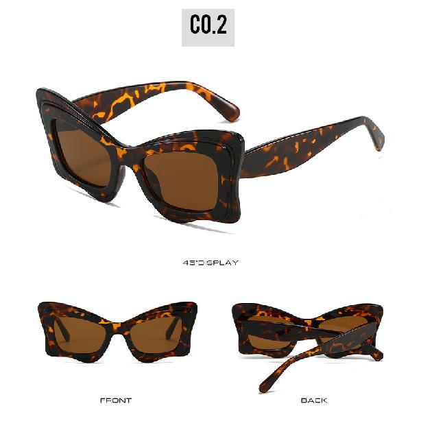 Cool Square Frame Sunglasses, Outdoor Stage Performance Sunglasses, Unisex Eyewear