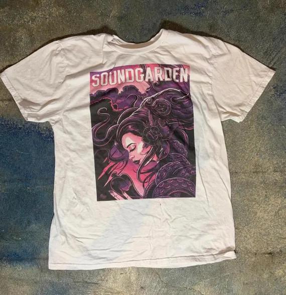 Soundgarden Band Loudest Love T Shirt White Unisex S-5XL E2210 XXL