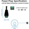 12V Power Connector 2.1mm X 5.5mm Plug Adapter DC Male Female Terminals  For CCTV Cameras 5050 3528 Single Color LED Strp