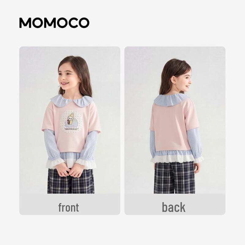 MOMOCO Girls' 2026 Spring/Autumn Cute Casual Sweatshirt