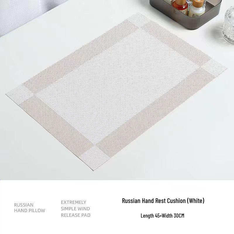 

Висококласний набір подушок для рук для російського манікюру - Чорний, Білий, Сірий - Професійна шкіряна подушка, стійка до плям