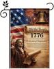 Patriotic 1776 Declaration Garden Flag 12x18 Inch, We The People Independence Day Garden Flag, American Flag Patriotic Outdo