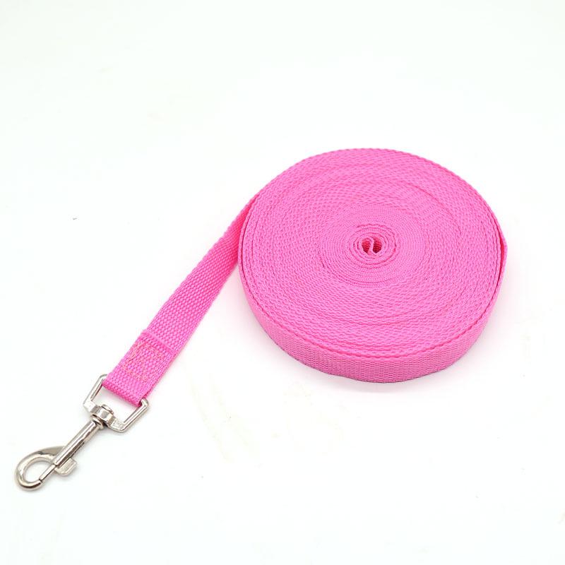 

Цепь-поводок для собаки, ширина 2 см, доступна длиной 3 м, 6 м, 30 м 1.5m x 2cm розовый