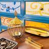Arab Incenses Burners Set for Aromatherapies and Meditations Room Completing with Tray and Tongs Candle Holder Censers