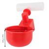 10 Sets PP Chicken Waterer Cups Durable Pigeon Waterer Cups Automatic Chicken Water Cups  Home Use