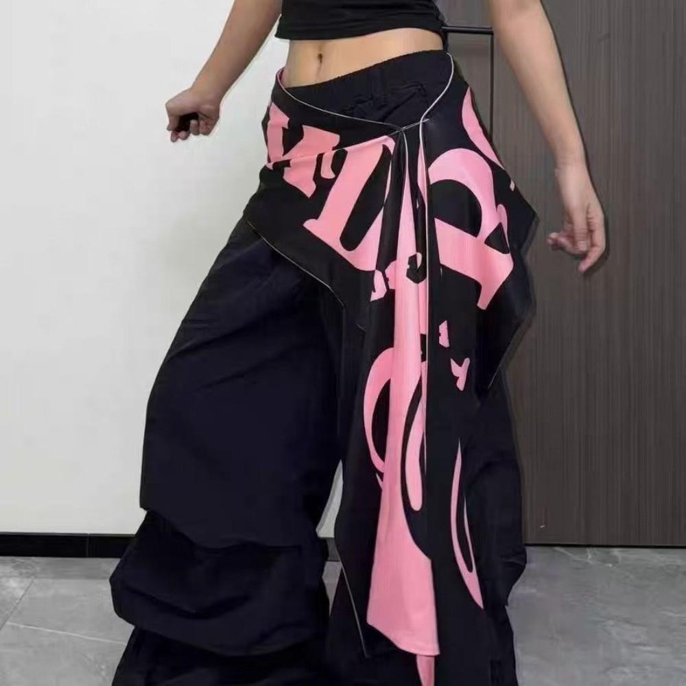 Women Waistband Jazz Dance Belt Widen Hip Scarf Trendy Hip-hop Scarf  for Street Dance