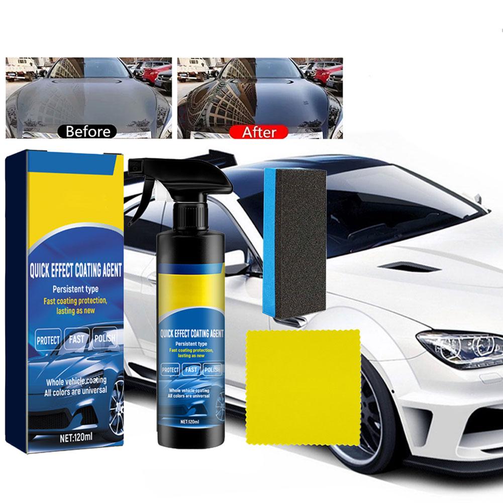 1/2pcs Car Coating Agent Car Paint Renovation Brightening Removal Multifunctional Coating Car Spray Supplies Dust Car Clean P9E8