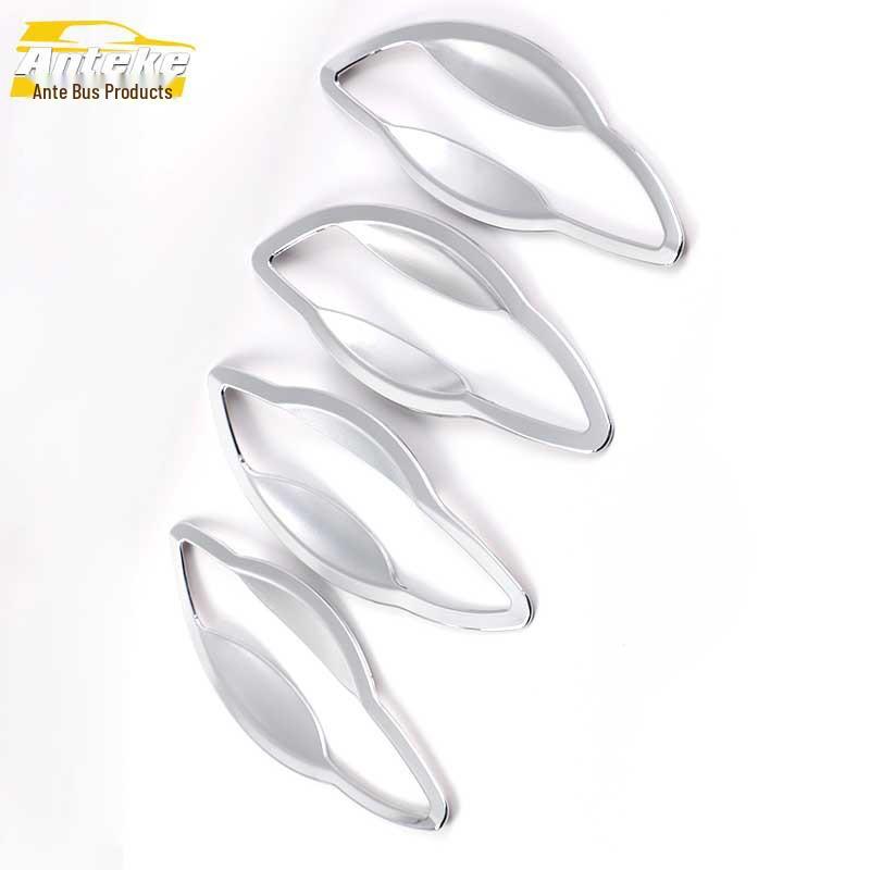 Lingpai Door Bowl Decorative Stickers & Electroplated Handle Trim - Anti-Scratch Car Accessory