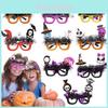 Crazy Party Halloween Party Bat Skeleton Fur Decor Glasses