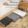 Houndstooth Under-Bed Storage Bag: Dustproof, Large Capacity, Visible Fabric for Clothes & Quilts