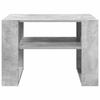 Coffee Table Concrete Grey 66 x 49.5 x 45 cm Engineered Wood