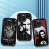 Rock Band Marilyn Manson Handyhülle Für IPhone 17 16 15 14 13 12 11 Pro Max Plus Mini Glück Hülle