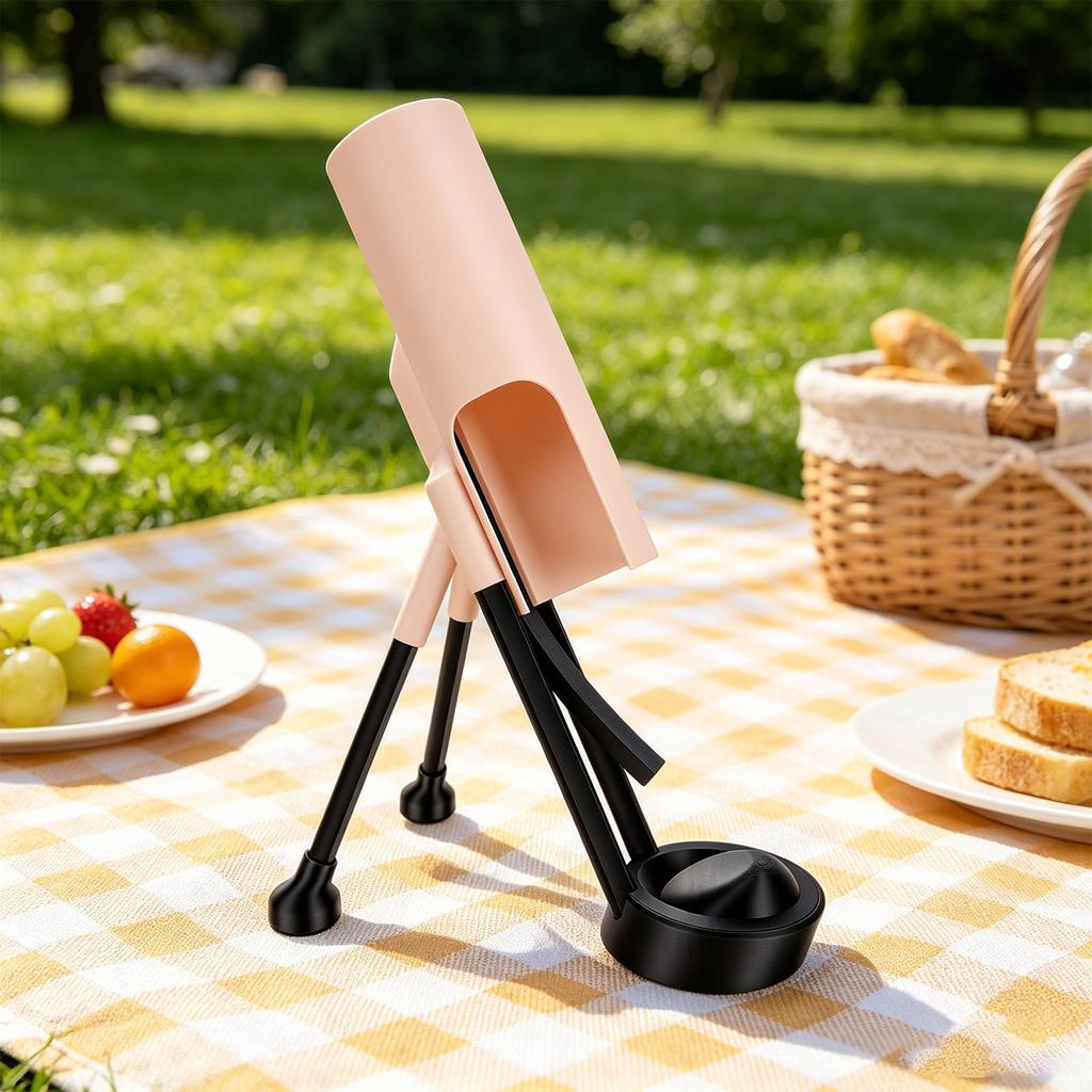 73mm Beer Bottle Opener PLA Up Bottles Launcher for Home Party Gathering Bar Desk Decor