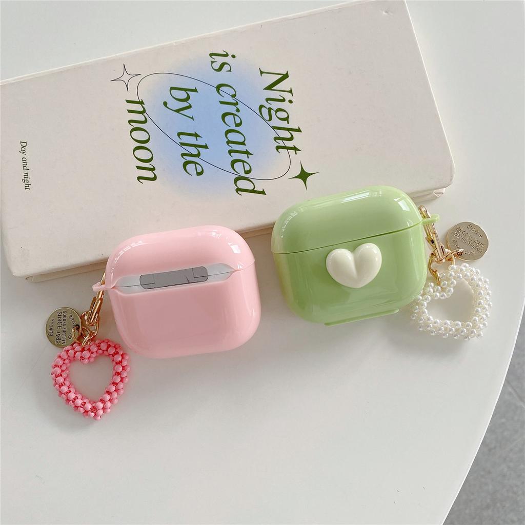 Ins Small Fresh Love Applies To Apple AirPods 1/1st Generation Bluetooth Headset Protective Case Pro1 Apple Headset