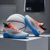 Anta Kids KT9 Thompson 9th Generation Non-Slip Shock Absorbing Wear-Resistant Mid-Top Basketball Shoes Bright Orange Kids basketball shoes 312341130-4