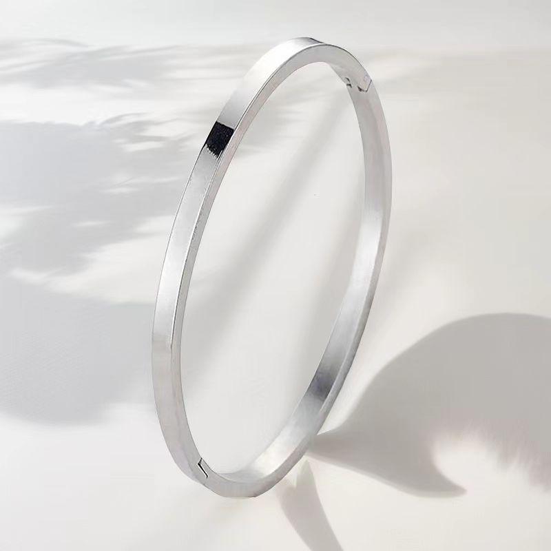 Elegantes Edelstahlarmband, Hochwertig, HochzeitEdelstahl, Modisches Schmuckgeschenk