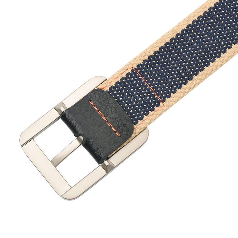 JEVI Men's Casual Woven Canvas Pin Buckle Belt