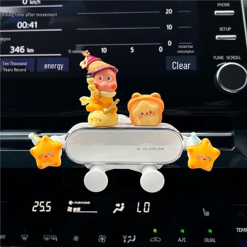 Star Person 2025 Car Air Vent Phone Holder - Cute, Clip-on, Navigation Aid for Men & Women.