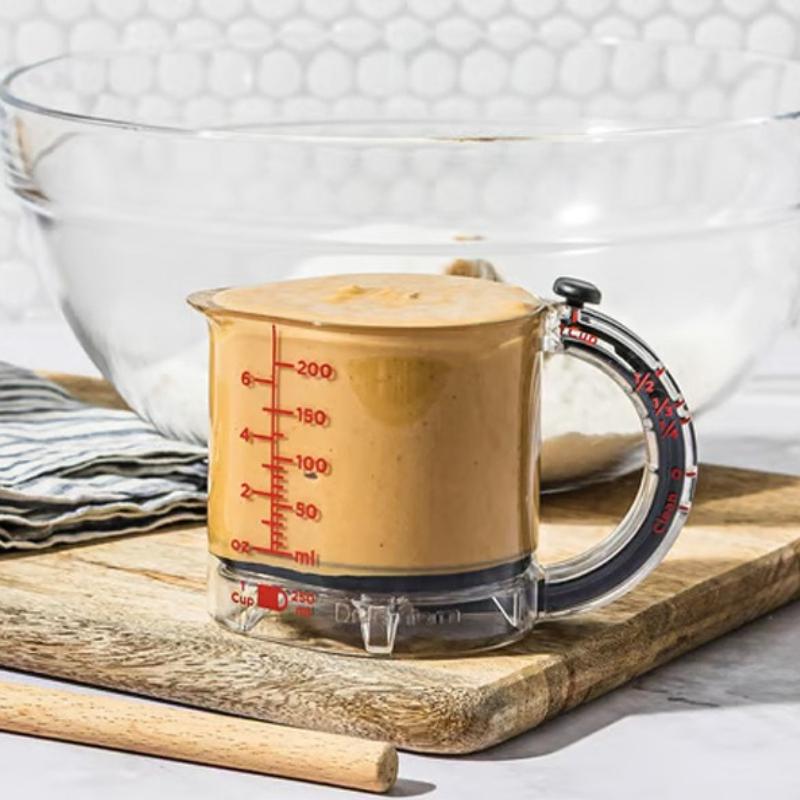 Adjustable All-in-One Measuring Cup - Practical and Convenient Kitchen Tool for Home Use Household Appliances Drinking Utensils