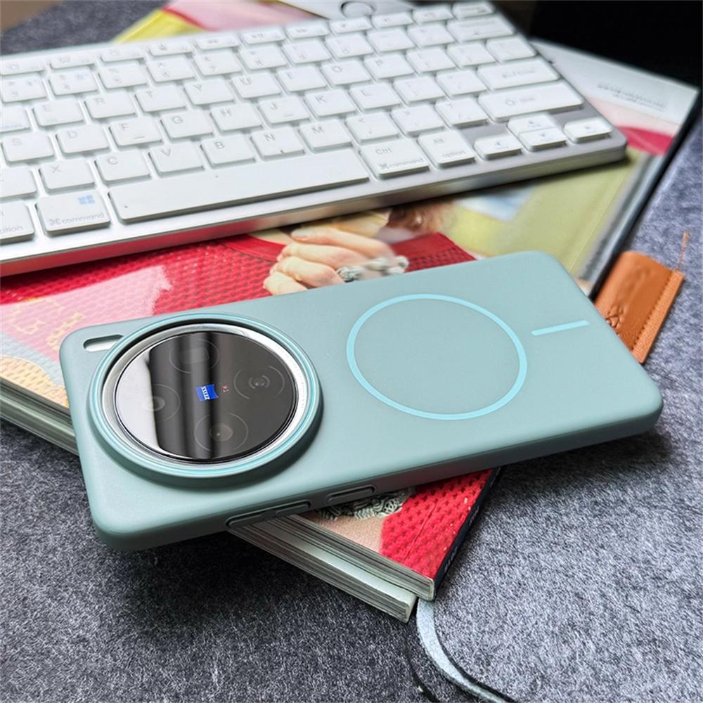 Ultra Thin Solid Color Magnetic Wireless Charging Matte Case For VIIVO X200 Ultra X200 Pro MINI X200S Slim Hard PC Phone Cover