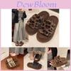 Comfortable Thick Sole Plush Slippers For Women Casual Chic Design For Fall Winter