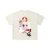 260 GSM Double Yarn 32 Count 100% Cotton Jujutsu Kaisen V64 Rika Print Unisex Heavy Cotton T Shirt