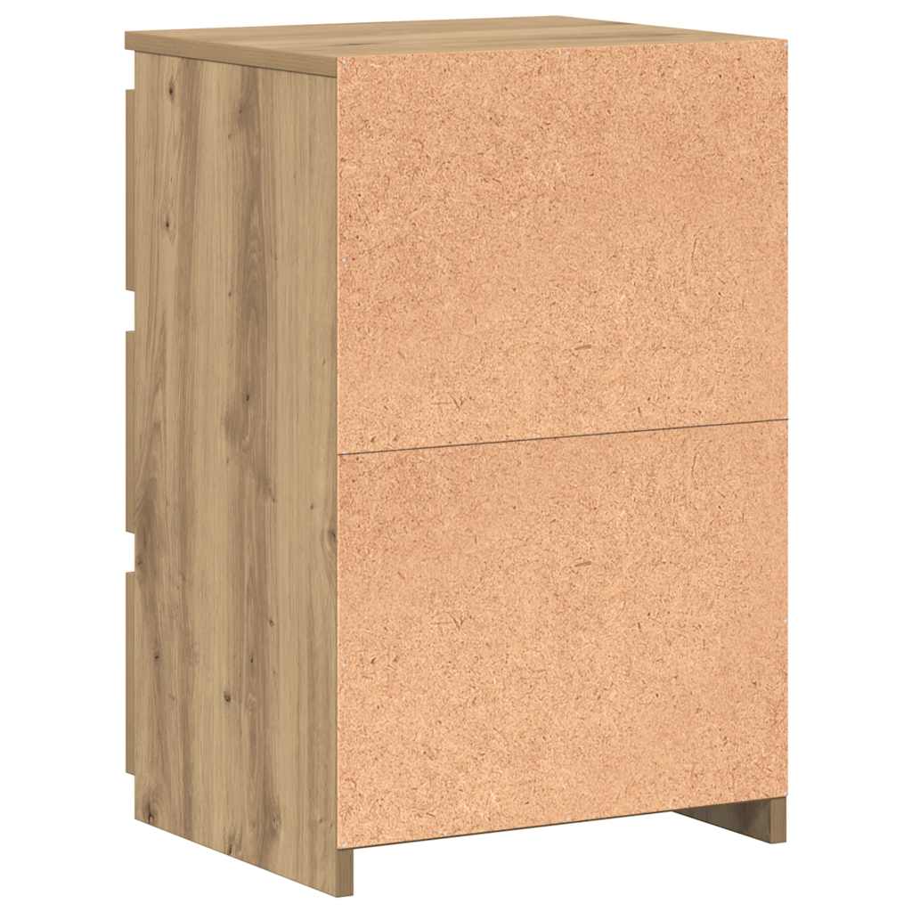 Nightstands 2 pcs Artisan Oak 40 x 35 x 62.5 cm engineered wood
