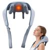 Shiatsu Neck And Shoulder Massager with LED Red Light Kneading Spine Back Muscle Relaxer for Home Use  Shoulder Massage Shawl