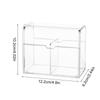 For YOTO Acrylic Box For Cards Acrylic Card Display Case Collectible Deck Holder With Lid For Large Capacity Storage Sports Game